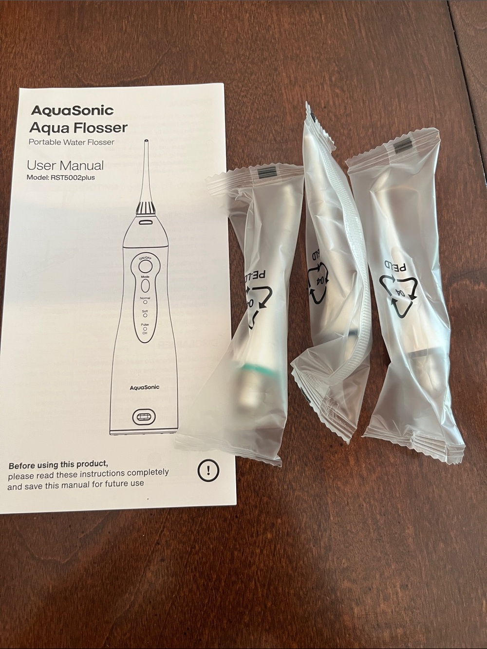 AquaSonic Aqua Flosser Portable Water Flosser Replacement Tips